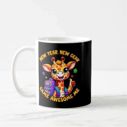 Mug New Year New Same Awesome Me Giraffe Kids (Gauche)