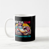 Mug New Year Old Me Why Change Perfection Funny Humor (Gauche)