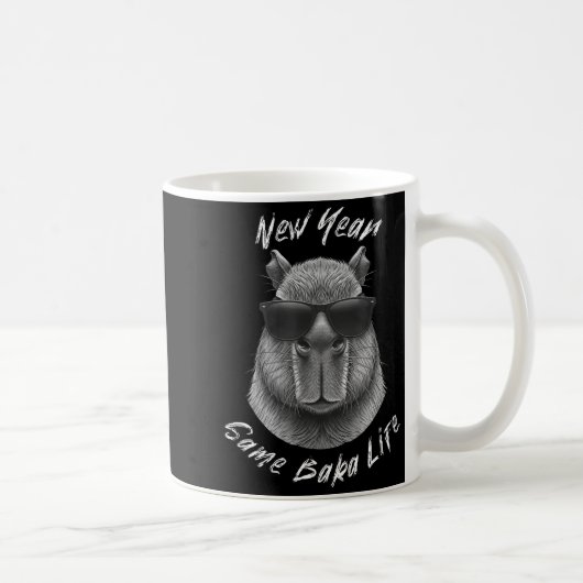 Mug New Year Same Baka Life Capybara Joke  (Droite)