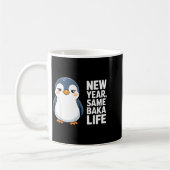 Mug New Year Same Baka Life Funny Penguin Anime Style  (Gauche)