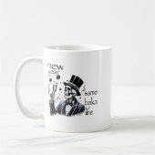 Mug New Year Same Baka Life Funny Skeleton New Year's  (Gauche)