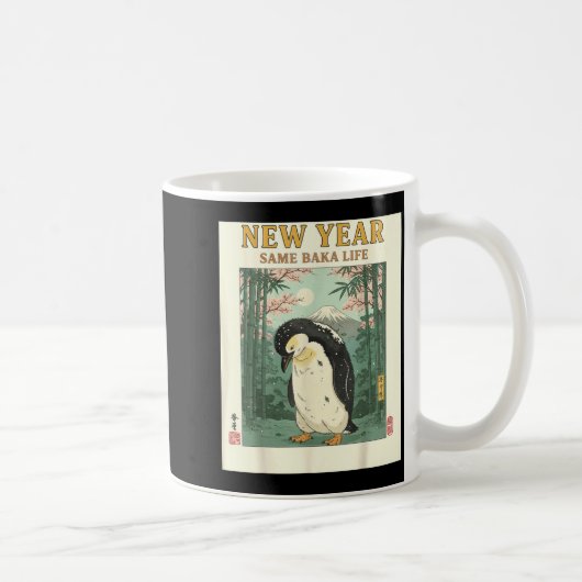 Mug New Year Same Baka Life Penguin New Year 2026 Reso (Droite)