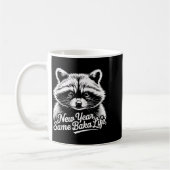 Mug New Year Same Baka Life Raccoon Meme Funny Joke  (Gauche)