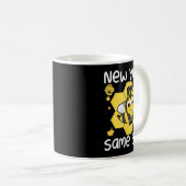 Mug New Year Same Bee Meme Funny New Years Eve  (Devant droit)