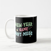 Mug New Year Same Hot Mess Funny Design (Gauche)