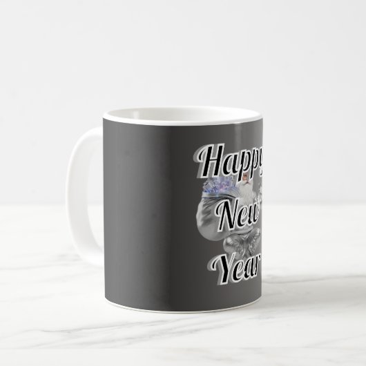 Mug New Year with Happy party  (Devant gauche)