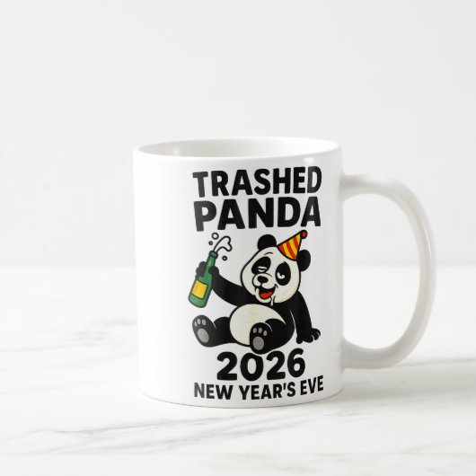 Mug New Years Eve 2026 Trashed Panda Premium  (Droite)