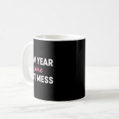 Mug New Years Eve Outfits Women, Funny New Year Same M (Devant gauche)