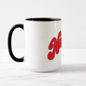 Mug New-York 1898 Red Arc Logo Typography  (Gauche)