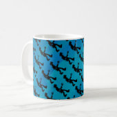 Mug New York Boogie Nights Guitare Bleu (Devant gauche)