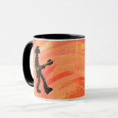 Mug New York Boogie Nights Guitare Orange (Devant gauche)