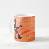 Mug New York Boogie Nights Guitare Orange (Devant gauche)