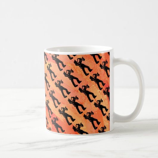 Mug New York Boogie Nights Saxophone Orange (Droite)