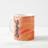 Mug New York Boogie Nights Trumpet Orange (Devant gauche)
