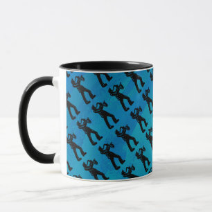 Mug New York Boogie Nuits Saxophone Bleu