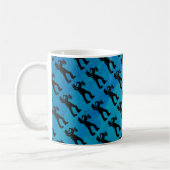 Mug New York Boogie Nuits Saxophone Bleu (Gauche)