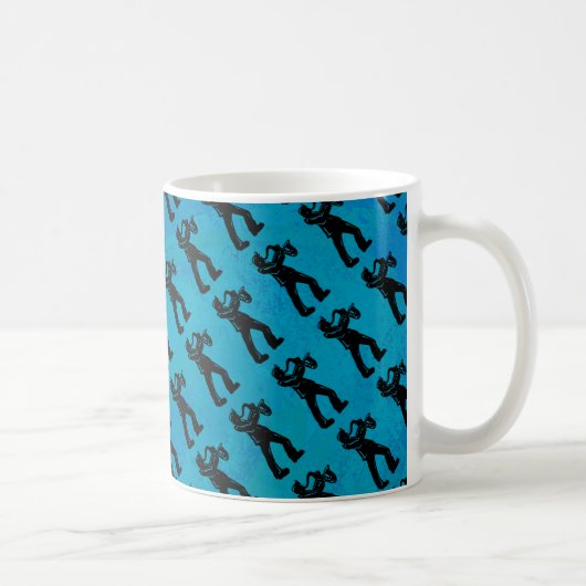 Mug New York Boogie Nuits Saxophone Bleu (Droite)