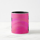 Mug New York Boogie Nuits Saxophone Hot Pink (Centre)