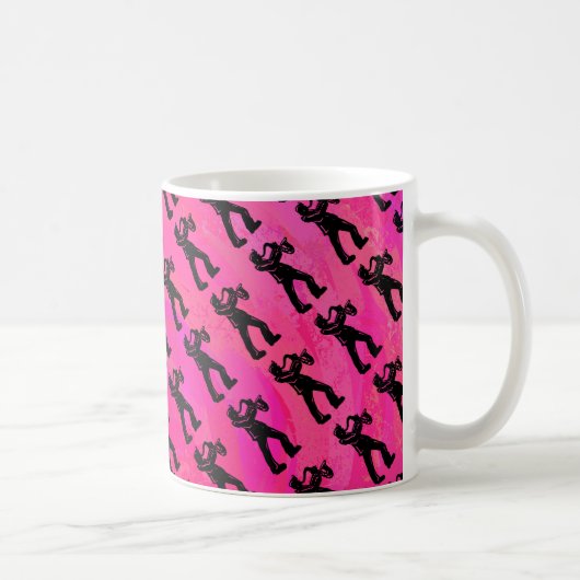 Mug New York Boogie Nuits Saxophone Hot Pink (Droite)