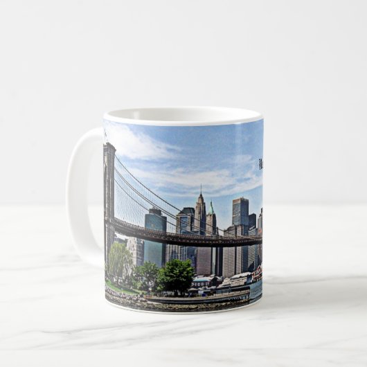 Mug New York - Brooklyn Bridge (Devant gauche)