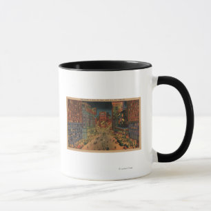 Mug New York City, New York View of Times Carré