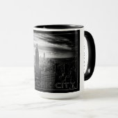 Mug NEW YORK CITY, nom personnalisé muet (Devant droit)