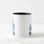 Mug New York City tiré par la main, NY (Centre)