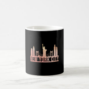 Mug New York City USA Cityscape Skyline Drôle cadeau