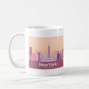 Mug New York City USA Pastel Travel