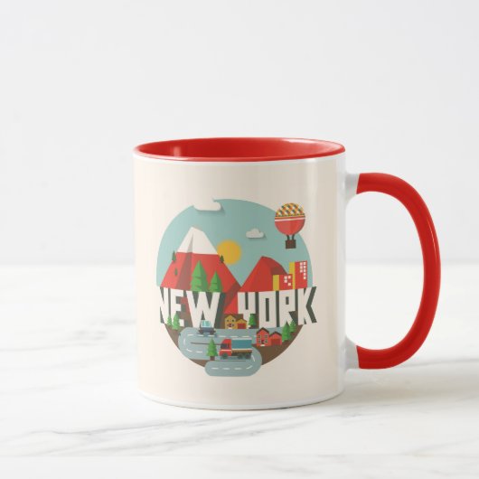 Mug New York dans la conception (Droite)