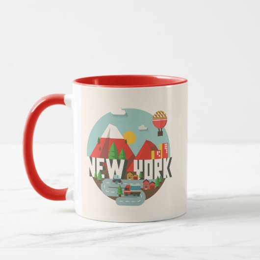 Mug New York dans la conception (Gauche)