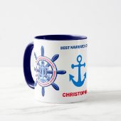 Mug New York, États-Unis, Personnalisable, Voyage en m (Devant gauche)
