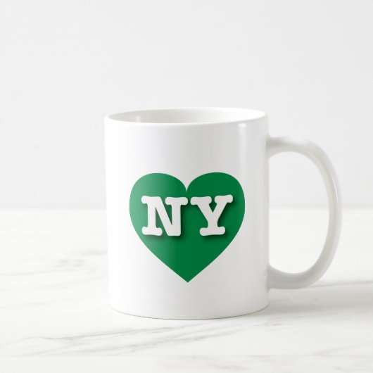 Mug New York Green Heart - J'aime NY (Droite)