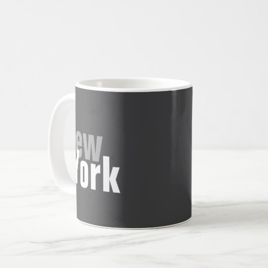 Mug New York Mens Basic Dark _1  (Devant gauche)
