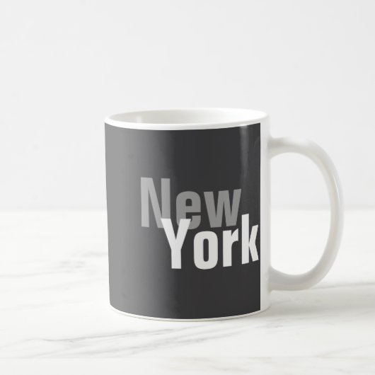 Mug New York Mens Basic Dark _1  (Droite)