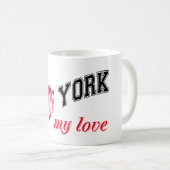 Mug New York, mon amour (Devant droit)
