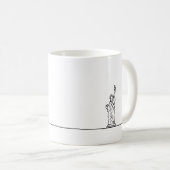 Mug New York Mug, Statue de la Liberté, New York Lover (Devant droit)