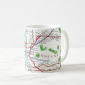 Mug New York : Souterrain Map, 1940 (Devant droit)
