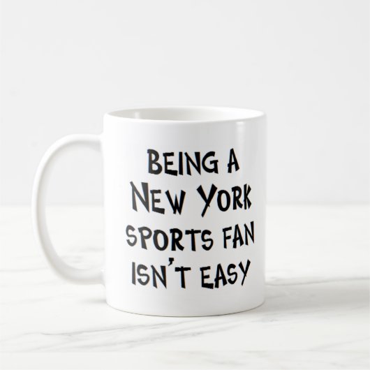 Mug new york sports fan, being (Gauche)