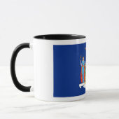 Mug New York : The Empire State, Home Big Apple Flag (Gauche)