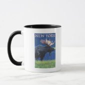 Mug New YorkMoose au clair de lune (Gauche)