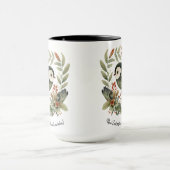 Mug New Zealand Fantail Folk Art (Centre)