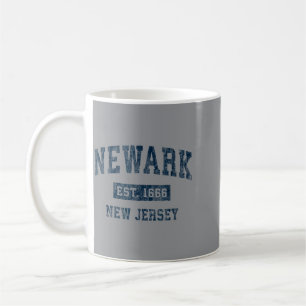 Mug Newark New Jersey Nj Conception De Sport Vintage N