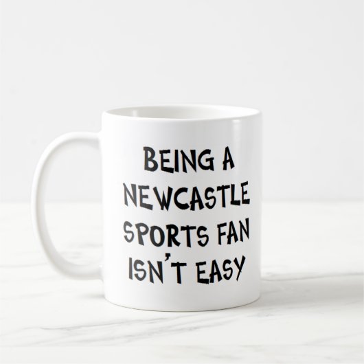 Mug newcastle sports fan, being (Gauche)