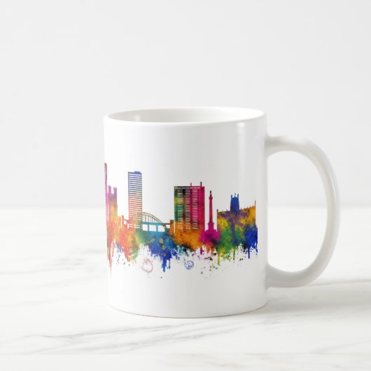 Mug Newcastle UK Skyline (Droite)