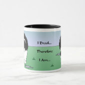 Mug Newfie (Landseer) - je radote (Centre)