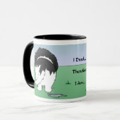 Mug Newfie (Landseer) - je radote (Devant gauche)