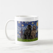 Mug Newfie Pair - Nuit étoilée (Gauche)