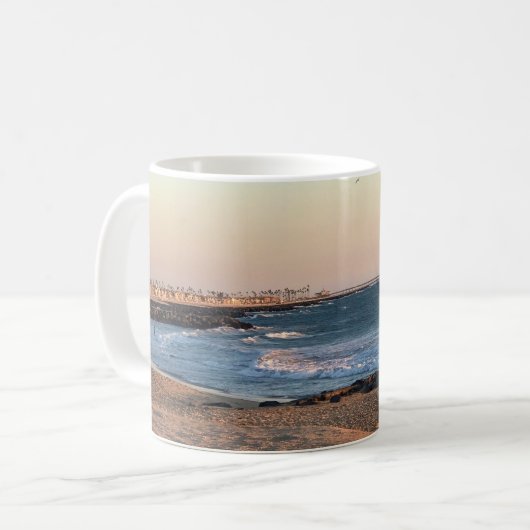Mug Newport Beach at Sunset, Californie (Devant gauche)
