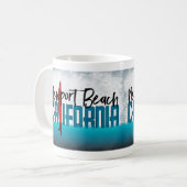 Mug Newport Beach California Surfboard Surf (Devant gauche)